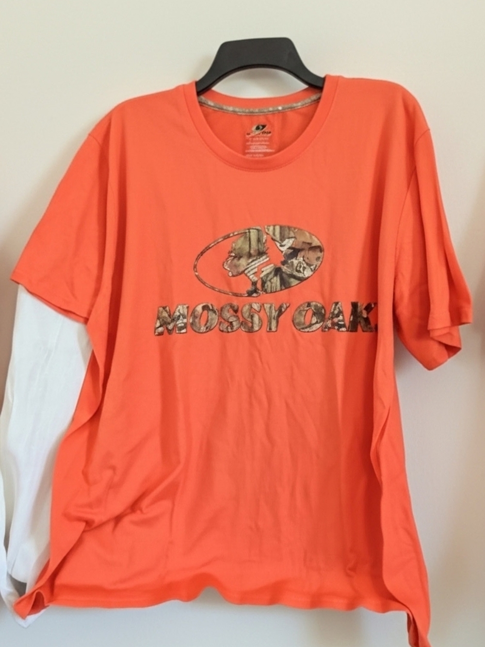 Mossy Oak Bright Orange Logo Tee